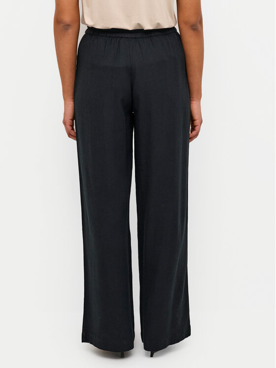 Kaffe Kaffe Παντελόνι υφασμάτινο Milia 10508314 Μαύρο Loose Fit