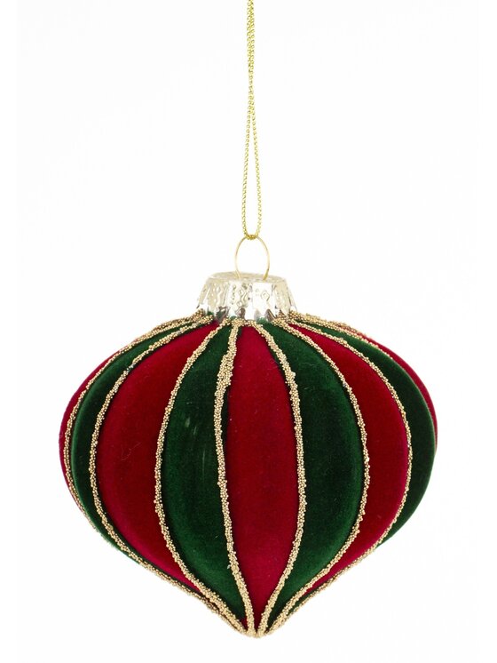 MIAhome MIAhome Bombka szklana 3 szt. PERI Ø 8 cm, 32,5x7 cm Kolorowy