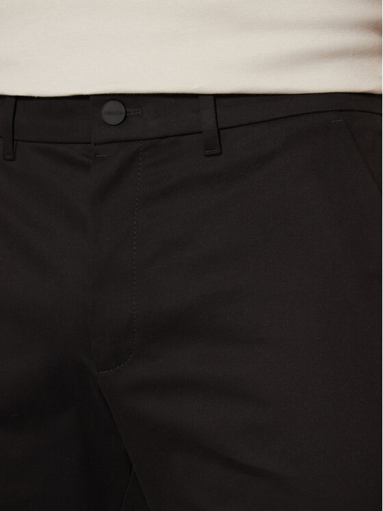 Calvin Klein Calvin Klein Szövet rövidnadrág K10K114071 Fekete Slim Fit