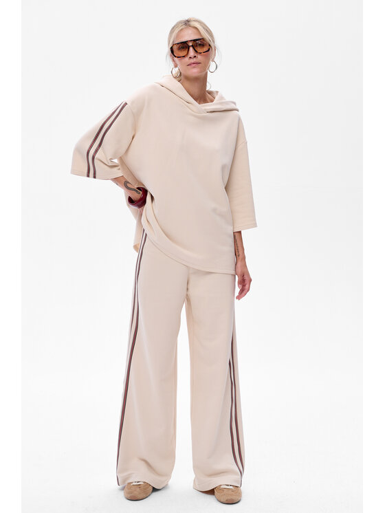 blue shadow blue shadow Bluza Cossa Beżowy Regular Fit