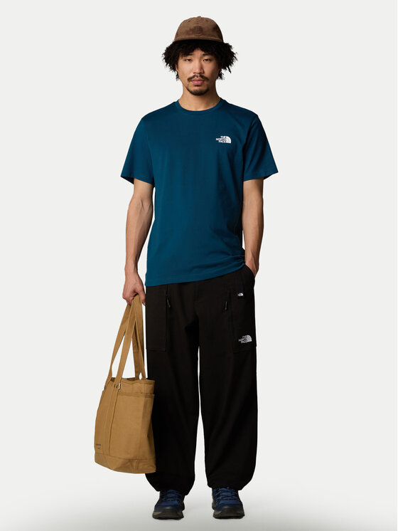 The North Face The North Face Póló Simple Dome NF0A87NG Sötétkék Regular Fit