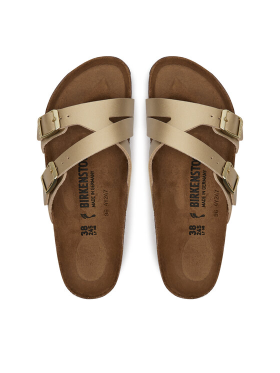 Birkenstock Birkenstock Klapki Yao Balance 1016685 Złoty