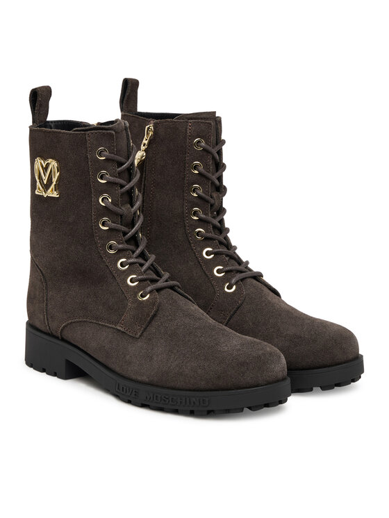 LOVE MOSCHINO LOVE MOSCHINO Schnürschuhe JA24254G0NIG0313 Braun