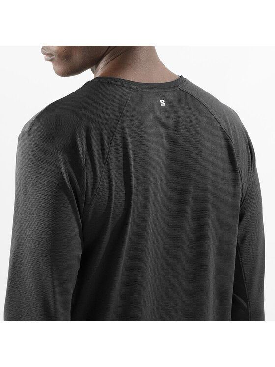 Salomon Salomon Longsleeve SHAKEout CORE LS TEE M Czarny Regular Fit