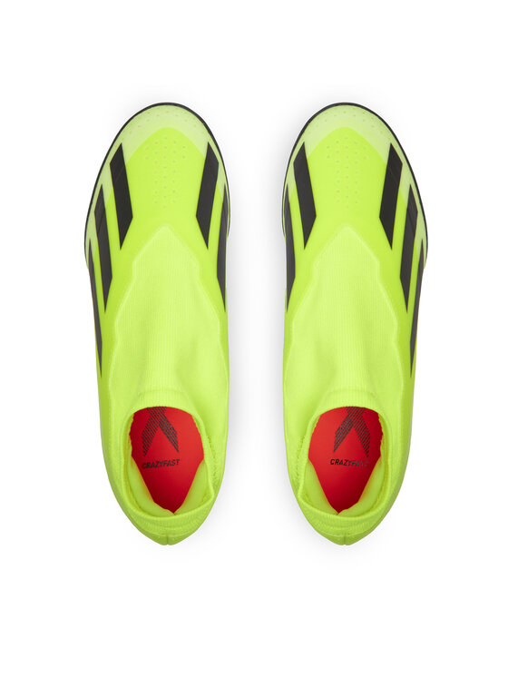 adidas adidas Tenisice za nogomet X Crazyfast League Laceless Turf Boots IF0694 Žuta