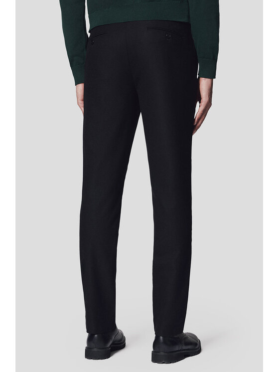 Lancerto Lancerto Spodnie materiałowe Umberto SP131224000002 Czarny Slim Fit