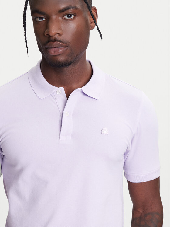 United Colors Of Benetton United Colors Of Benetton Poloshirt 3WG9U301Z Violett Slim Fit