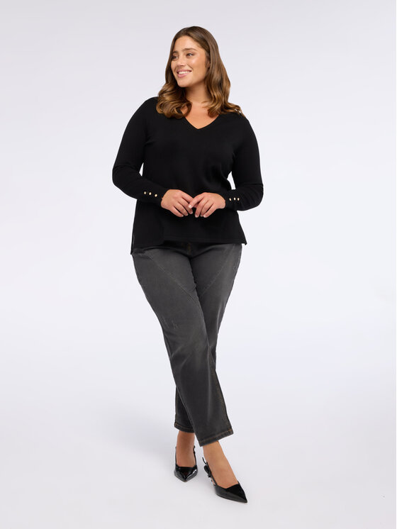 Fiorella Rubino Fiorella Rubino Maglione M629L008003N033 Nero Regular Fit