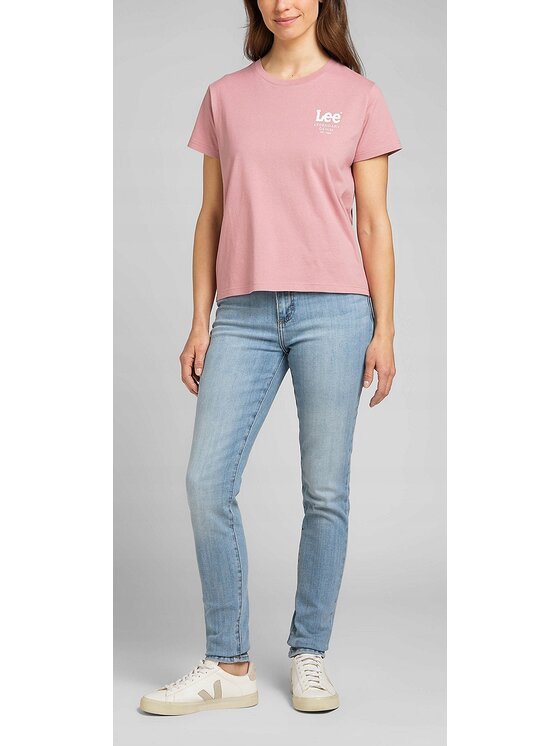 Lee Lee Jeansy Legendary Skinny Niebieski Skinny Fit