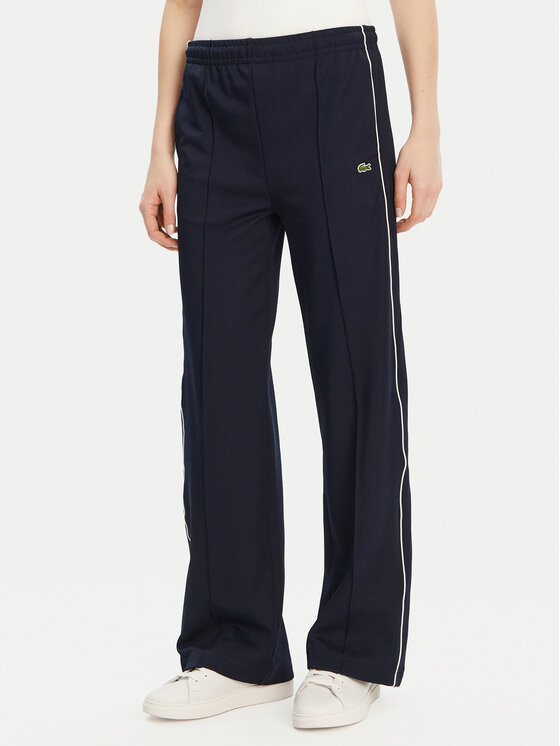 Lacoste Teplákové nohavice XF7260 Tmavomodrá Relaxed Fit
