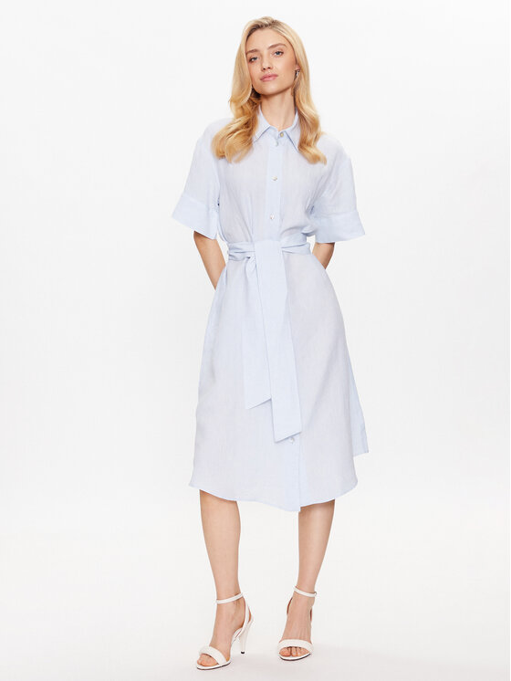 Seidensticker Seidensticker Hemdkleid 60.134413 Blau Regular Fit