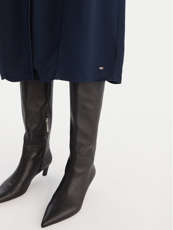 Tommy Hilfiger Tommy Hilfiger Haljina košulja WW0WW45802 Tamnoplava Regular Fit