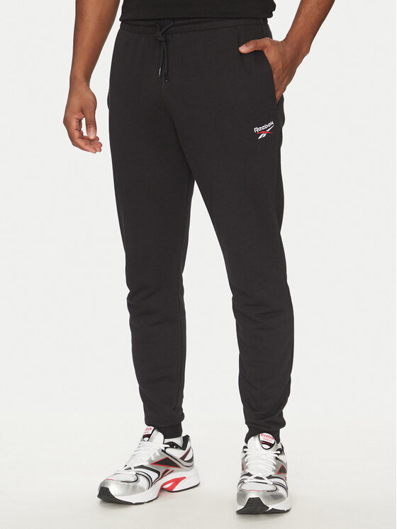Reebok Teplákové nohavice 100221800 139-18-00 Čierna Regular Fit
