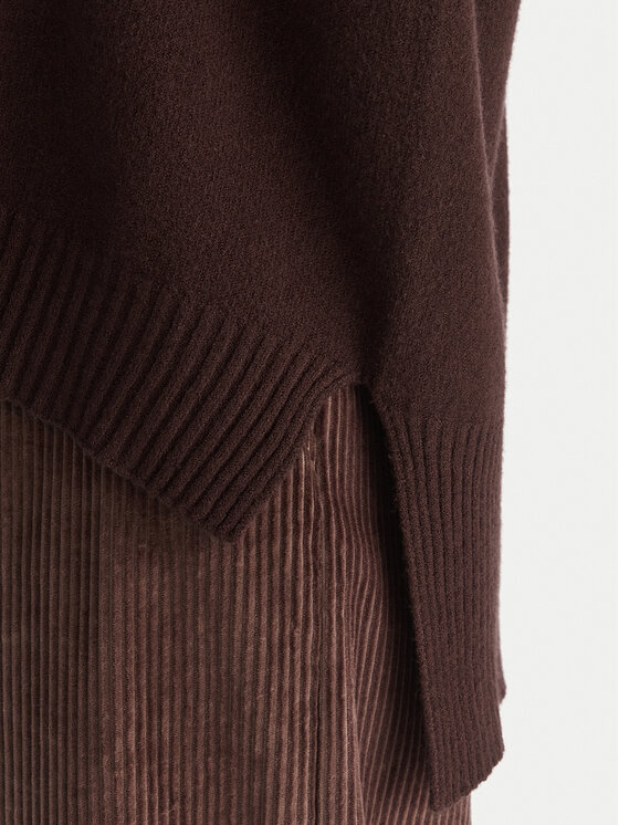 Kontatto Kontatto Pullover 3M0842C Dunkelrot Relaxed Fit