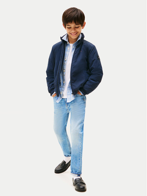 Tommy Hilfiger Tommy Hilfiger Kurtka przejściowa KB0KB09852 Granatowy Regular Fit