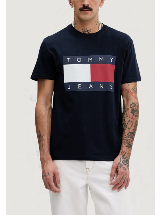 Tommy Jeans Tommy Jeans T-shirt DM0DM22645 Blu Casual Fit