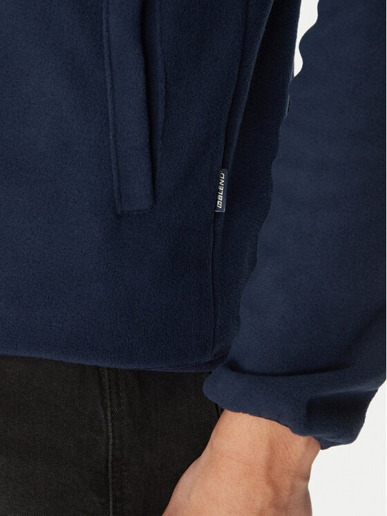 Blend Blend Polár kabát 20717849 Sötétkék Regular Fit