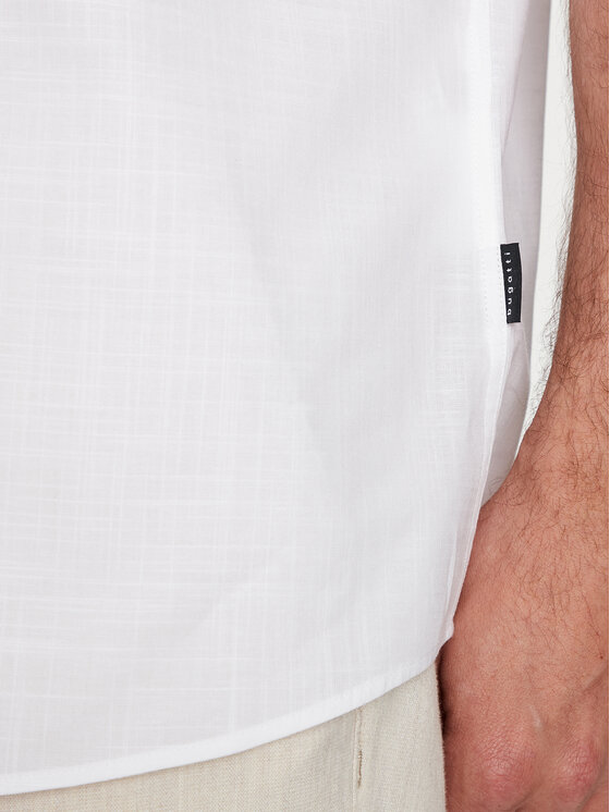 Bugatti Bugatti Camicia 9450 58330A Bianco Regular Fit
