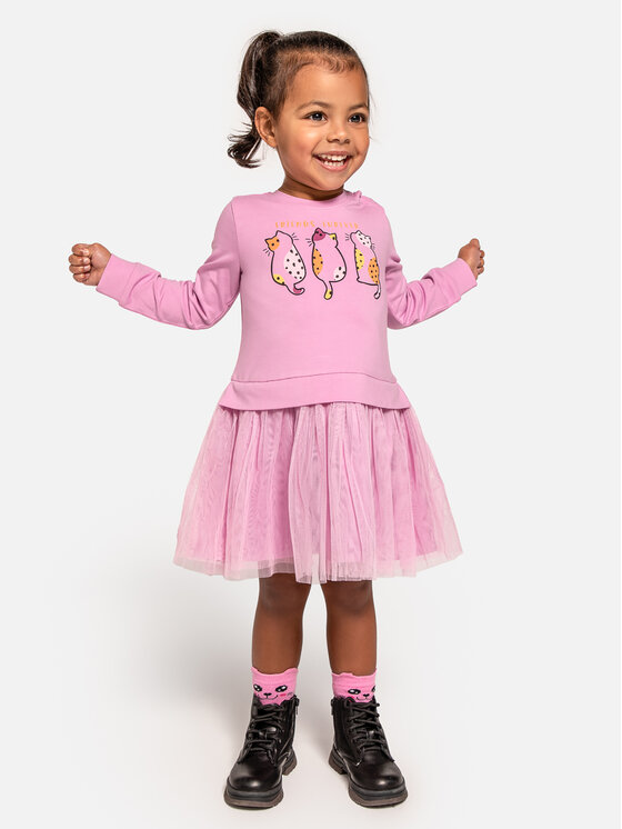 Coccodrillo Coccodrillo Vestito di maglia WC4129102CEN Rosa Regular Fit