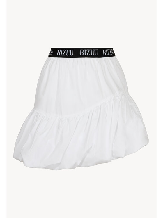 BIZUU BIZUU Spódnica mini LILIBET Biały Standard Fit