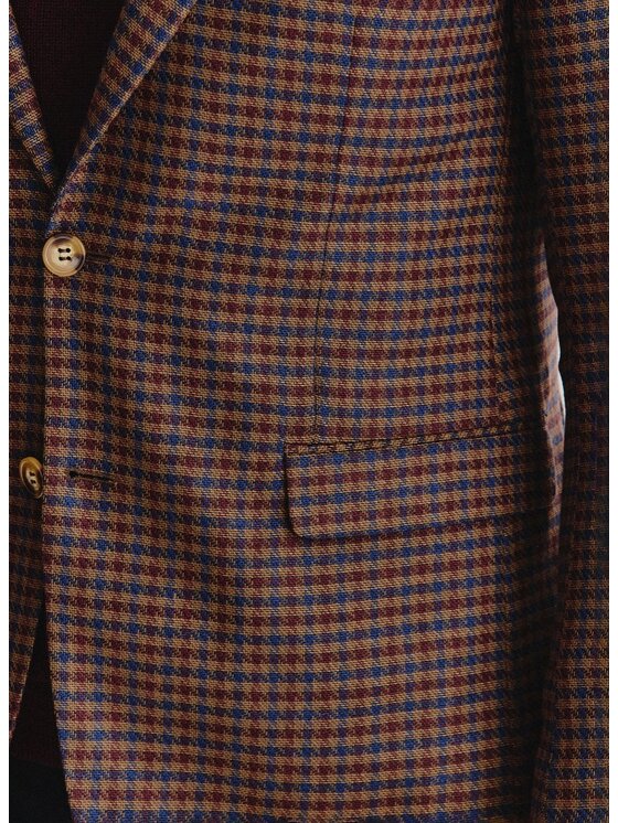 Pako Lorente Pako Lorente Marynarka P25WF-3X-033 Brązowy Slim Fit