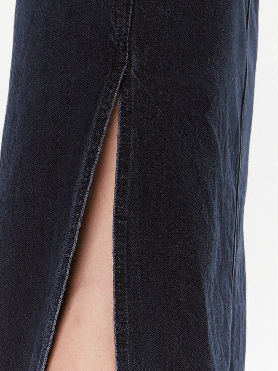 Calvin Klein Jeans Calvin Klein Jeans Spódnica jeansowa J20J221808 Czarny Regular Fit