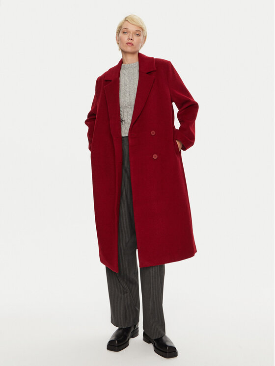 2NDDAY 2NDDAY Cappotto di lana Liviana 2245132514 Rosso Oversize