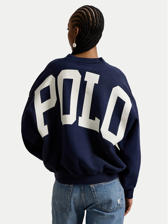 Polo Ralph Lauren Polo Ralph Lauren Bluză 211965111501 Bleumarin Oversize