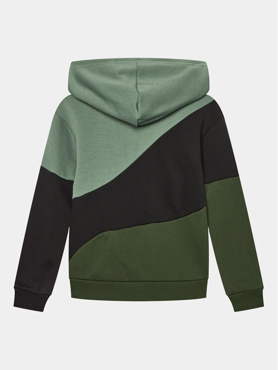 Puma Puma Bluza Puma Power Cat 674232 Zielony Regular Fit