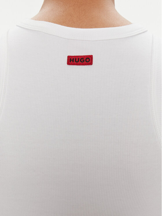 HUGO Hugo Top Classic 50508634 Bílá Slim Fit