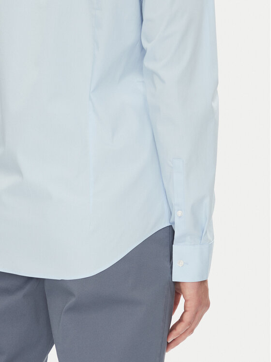 Calvin Klein Calvin Klein Koszula Essential LV019EU000 Błękitny Slim Fit