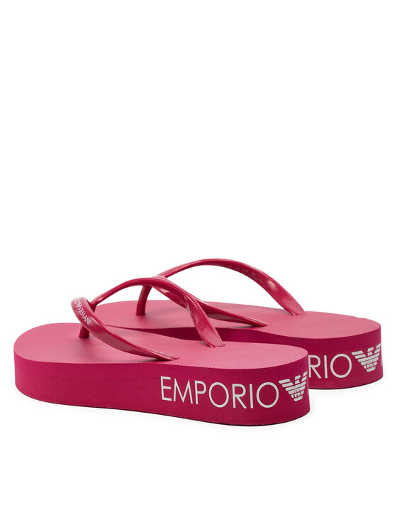 Emporio Armani Emporio Armani Žabky XVQS07 XN118 00238 Růžová
