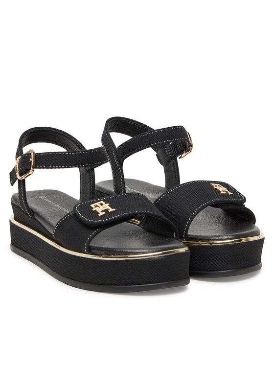 Tommy Hilfiger Tommy Hilfiger Sandále T3A2-33788-1828 M Čierna