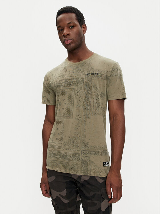 Brave Soul Brave Soul T-särk MTS-568MASCADA Khakivärviline Regular Fit