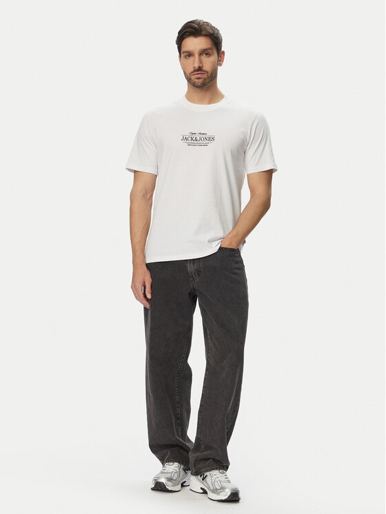 Jack & Jones Jack & Jones Tričko Cassis 12295049 Biela Regular Fit