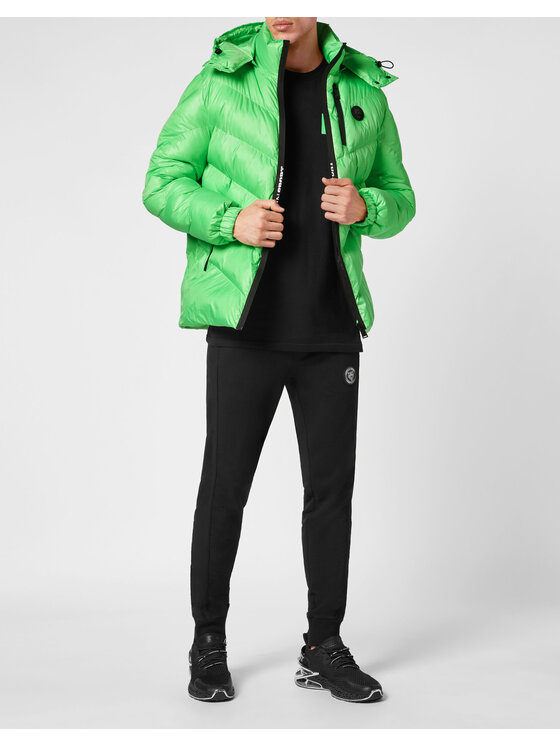Plein Sport Plein Sport Kurtka zimowa 53 Zielony Regular Fit