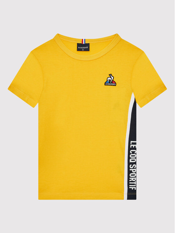Le Coq Sportif Le Coq Sportif T-Shirt 2210493 Żółty Regular Fit