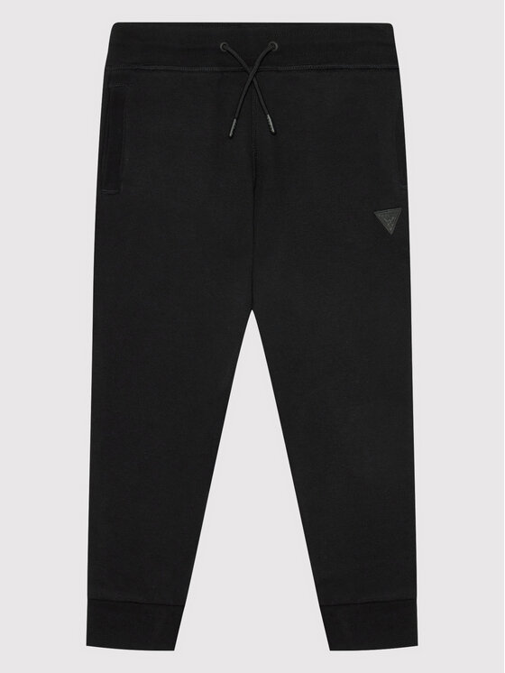 Guess Guess Jogginghose L2YQ46 KAIJ1 Schwarz Regular Fit