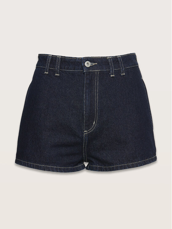 La Mania La Mania Pantaloncini di jeans WALI Blu scuro Classic Fit