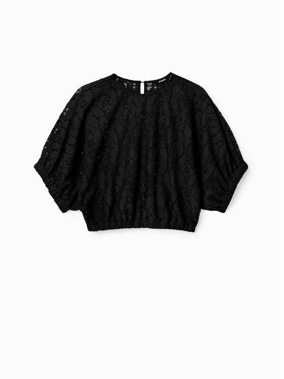 Desigual Desigual Blusa Lucca 23SWBW01 Nero Relaxed Fit