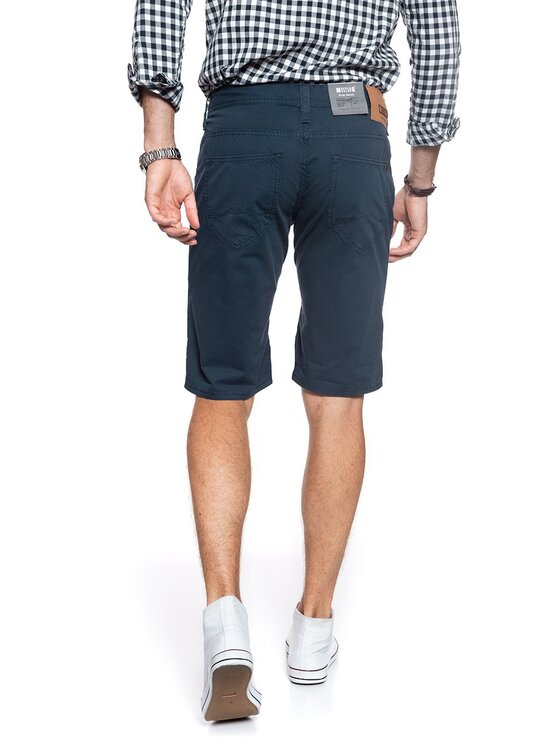 Mustang Mustang Pantaloncini di tessuto CHICAGO SHORT Blu Slim Fit