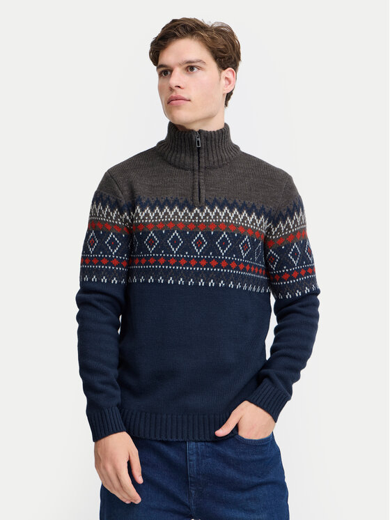Blend Blend Sweater 20717433 Sötétkék Regular Fit