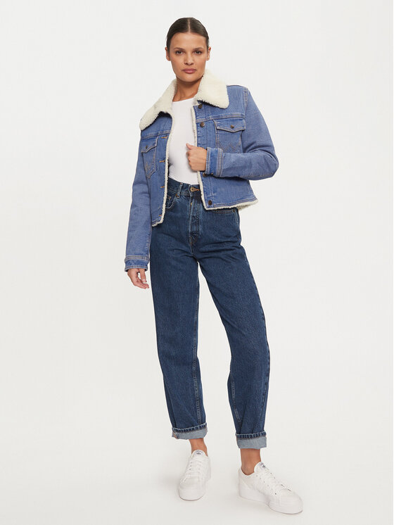 Wrangler Wrangler Traper jakna 112356629 Plava Regular Fit