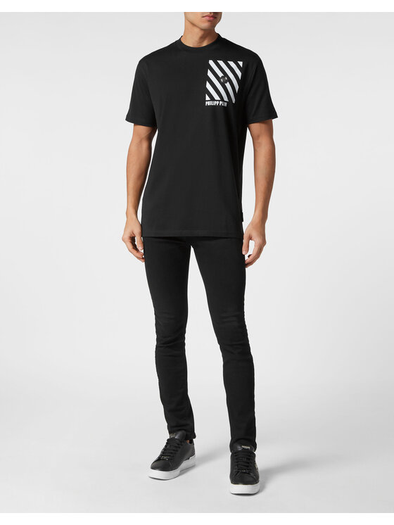 PHILIPP PLEIN PHILIPP PLEIN T-Shirt 22837 Czarny Regular Fit