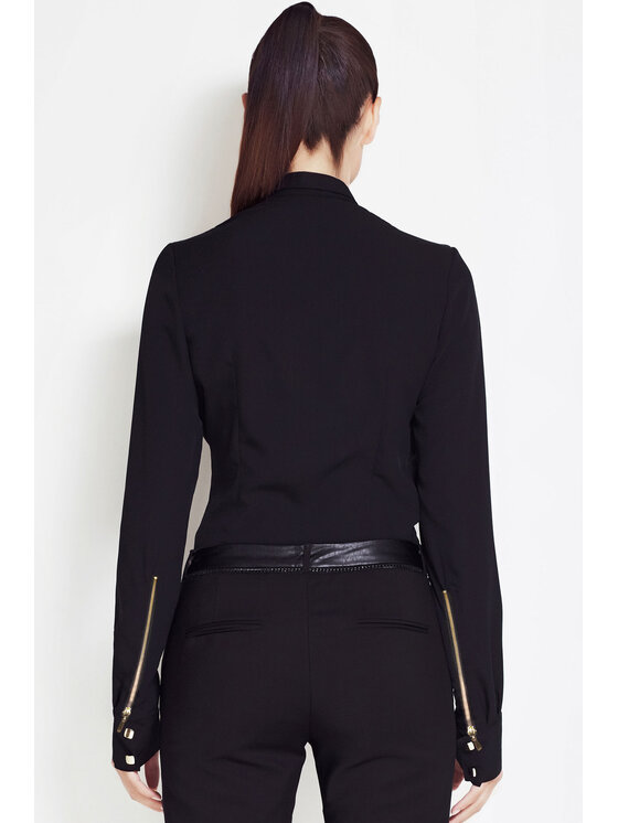 Awama Awama Košeľa A052 Čierna Basic Fit