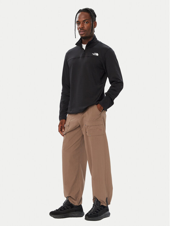 The North Face The North Face Fliso džemperis Cedar Trail NF0A8AZE Juoda Regular Fit