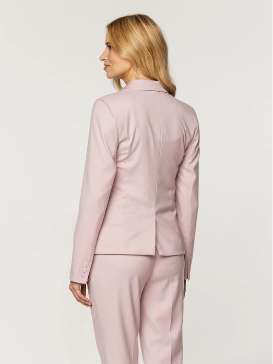 Willsoor Willsoor Marynarka 67937 Różowy Slim Fit