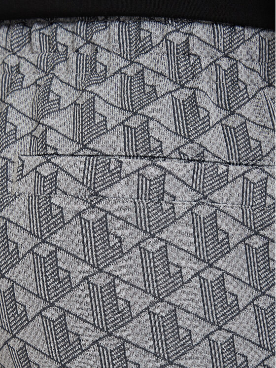 Lacoste Lacoste Spodnji del trenirke Paris Monogram XH1440 Siva Regular Fit