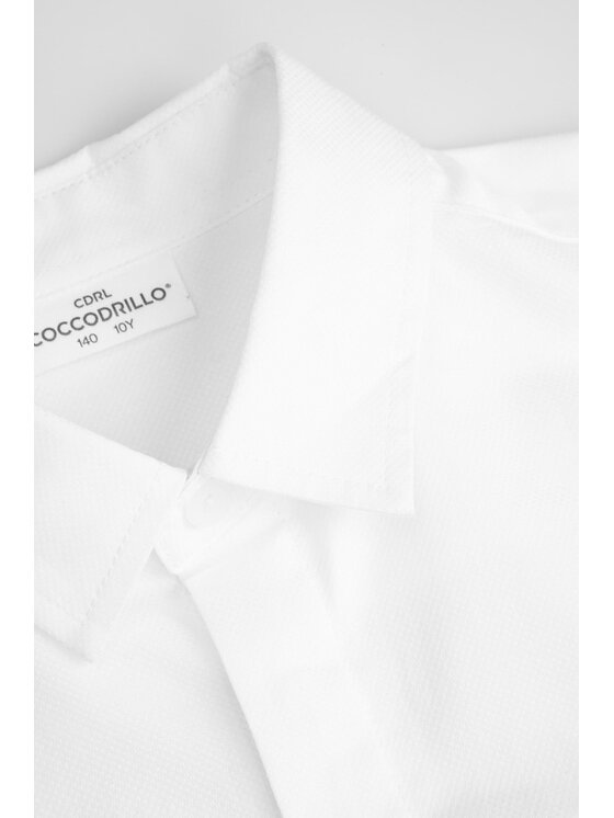 Coccodrillo Coccodrillo Koszula ZC6136103EJB-001 Biały Regular Fit