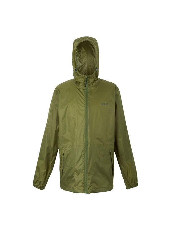 Regatta Regatta Kurtka przeciwdeszczowa Pack It III Zielony Long Fit